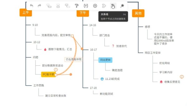 添加连接线
