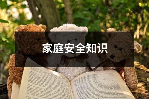家庭安全知识