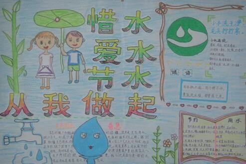 安铜办关工委开展惜水 爱水 节水 从我做起主题手抄报评比活动