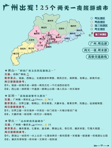 广州25个周边游城市，周末2天1夜最强指南！