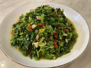 好吃的下饭菜-清炒萝卜菜的做法 步骤4