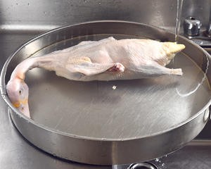 金陵盐水鸭(国宴大厨制作淮扬菜的秘密)的做法 步骤7
