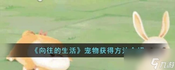 向往的生活宠物怎么获得