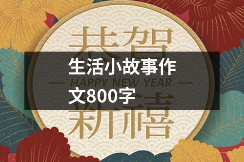 生活小故事作文800字