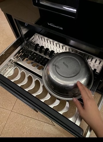 万和 110升二星级消毒柜 三门三抽嵌入式高温消毒柜 双波杀菌家用碗筷餐具厨房消毒碗柜 ZTD110Q-D8晒单图