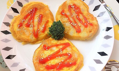 宝宝早餐 鸡蛋土豆饼的做法