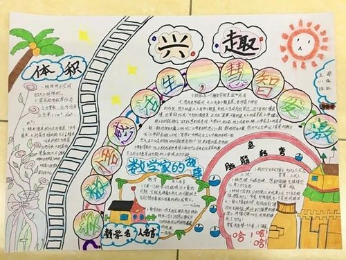 生活课堂智慧数学记我校小学第一次亲子数学手抄报评比活动