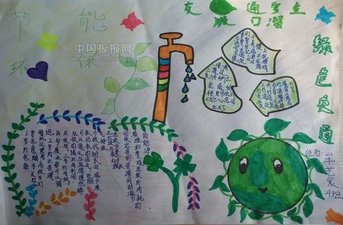 节能环保从我做起手抄报