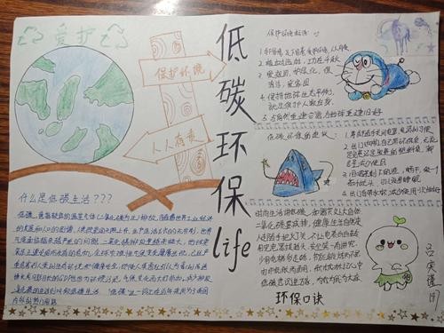 生活手抄报 写美篇14节约好比燕衔泥浪费犹如河缺口能源连着你我他