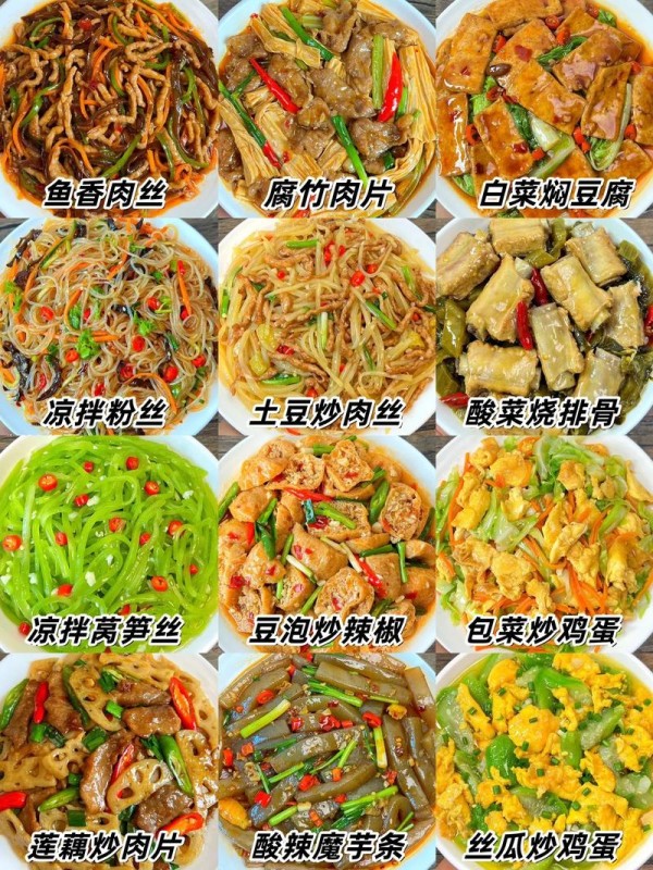 简单好吃100道家常菜的做法大全