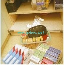 卫生间洗脸池周围收纳整理