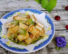 丝瓜炒豆腐[图]