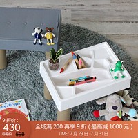 利快 收纳凳日本进口Sceltevie多功能椅子储物凳茶几带盖彩色凳子 浅蓝色 36.5*25.7*26.8cm 其他
