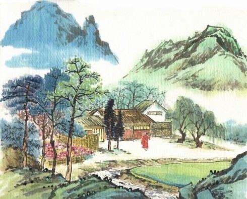 茅檐长扫净无苔，花木成畦手自栽。全诗意思及赏析