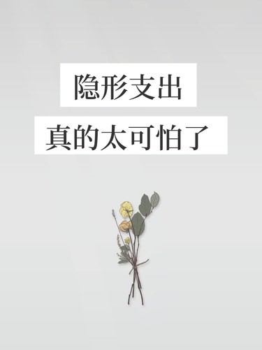 一年省下2w，别小看这些隐形支出！