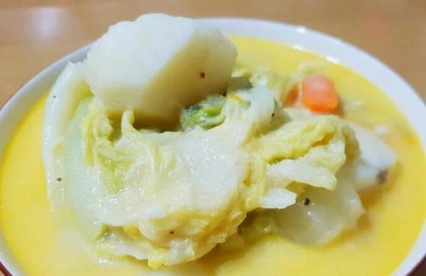 奶油炖白菜 白菜的浓郁新吃法