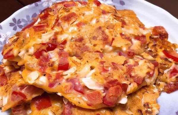 番茄起司蔬菜煎饼 营养低脂的儿童早餐饼