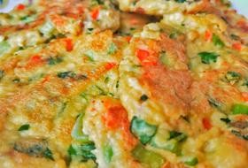 抗老食谱-蔬菜豆腐饼