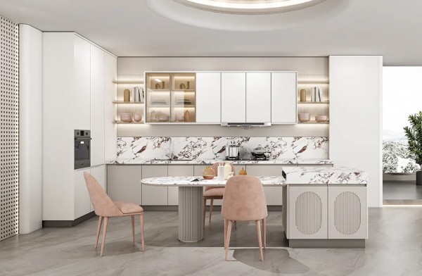modern-white-and-grey-eat-in-kitchen-with-island-design
