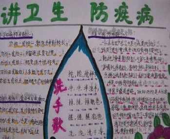 卫生清洁扫地手抄报 卫生手抄报