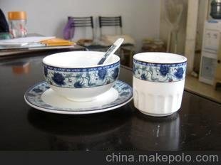 供应陶瓷消毒餐具 洗碗机专用 加厚陶瓷消毒餐具