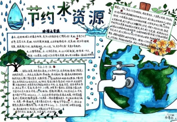 海安市紫石中学举行节约主题手抄报评比展示活动