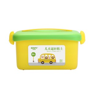 捏呀捏超轻粘土36色黏土彩泥幼儿园手工儿童玩具24色橡皮泥套装