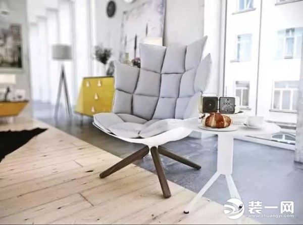 白黄主题大空间卧室设计装修图