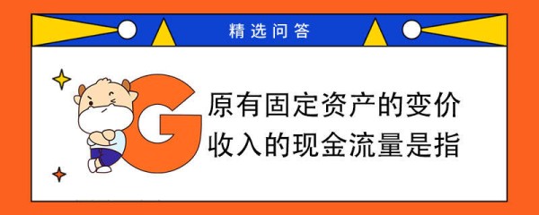 原有固定资产的变价收入的现金流量是指