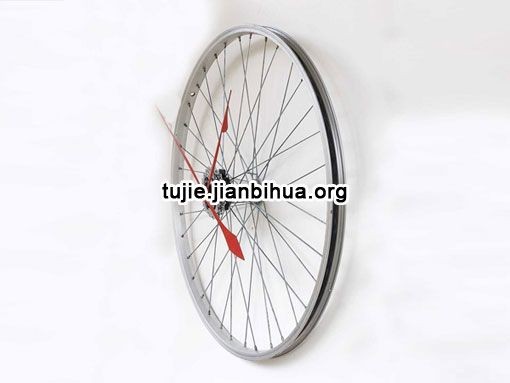 车轮改装挂钟图解
