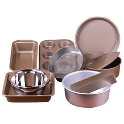马大帅烘焙 金色不沾蛋糕模具套装工具