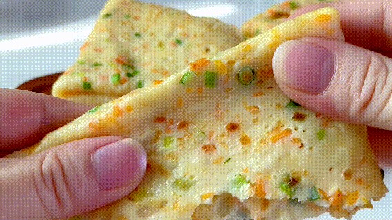 ⭐鸡蛋早餐饼⭐的做法