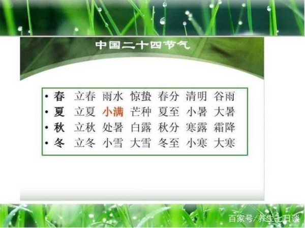 二十四节气小常识，坚持四季，每天一点点小养生让身体更轻松