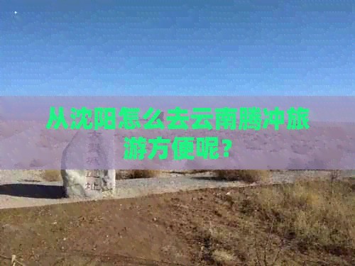 从沈阳怎么去云南腾冲旅游方便呢？