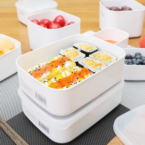 日本进口抗菌保鲜盒密封收纳食品级冰箱专用微波炉饭盒水果便当盒_万家福家居日用生活馆_收纳整理-第4张图片-提都小院
