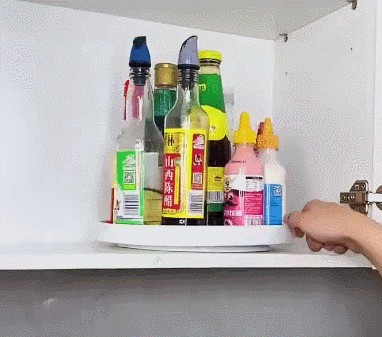 调味品旋转收纳盒