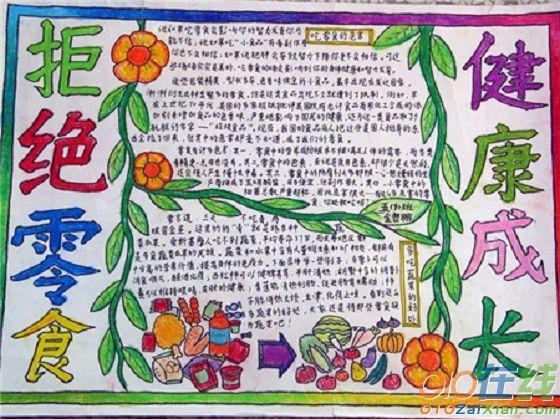 食品安全手抄报图片简单又漂亮