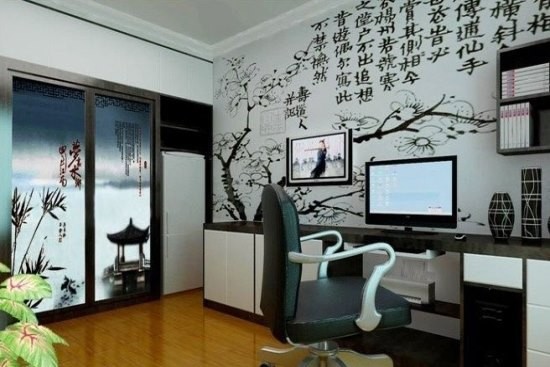 家居装修DIY 打造完美的书房背景墙装饰