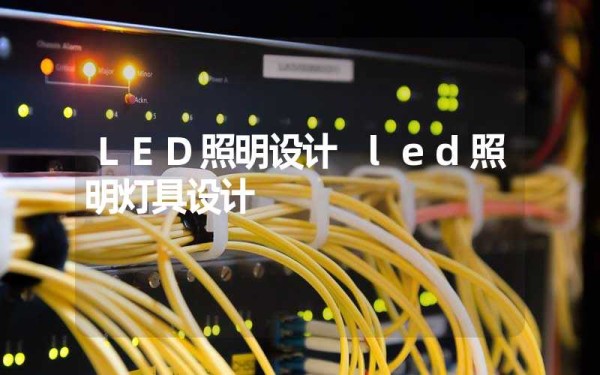 LED照明设计 led照明灯具设计