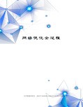 网络优化全过程