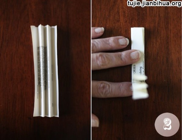 礼物包装扇形图解教程