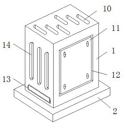 一种厨房用多功能刀具架的制作方法