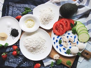 完美纯素食简餐搭配《纯素汉堡+烤红薯条》的做法 步骤1