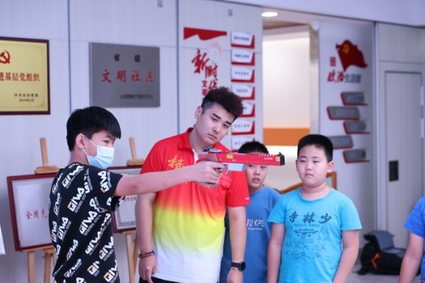 全民健身，乐享生活 济南市全民健身中心青少年射击公益活动进社区