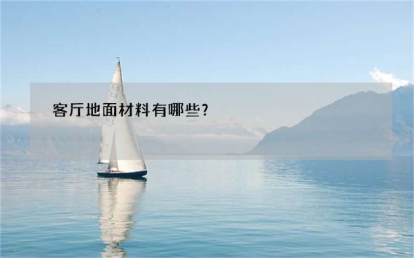 客厅地面材料有哪些？