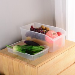 立新（LIXIN）冰箱防渗水收纳盒保鲜食品储物盒杂粮收纳箱两件套LX9815 *3件