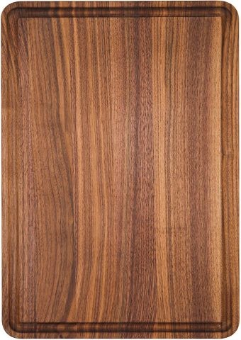 最小巧精致的砧板: AZRHOM Small Walnut Wood Cutting Board