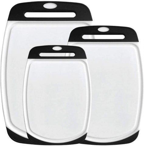 最适合租房一族使用的砧板:Gorilla Grip Reversible Thick Cutting Board Set of 3