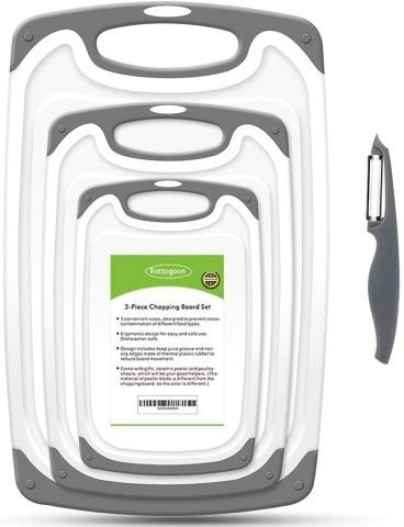 最实惠的砧板:Philwin Plastic Chopping Board Set of 4