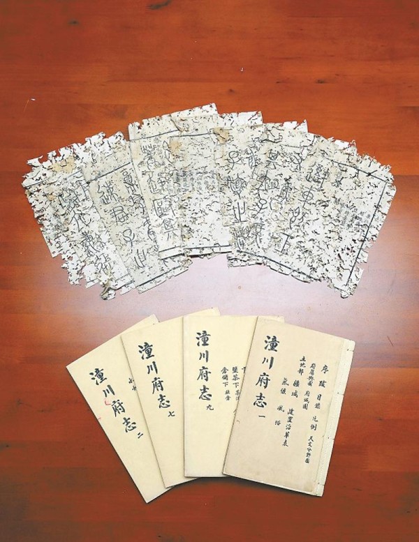 经过修复师的精心修复，残缺的古籍又恢复了生命。